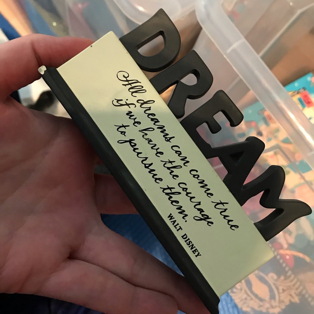 Disney Dream Quote Figurine